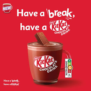 Have a Break, Have a KITKAT® Chocolate Drink - The World's Most Iconic Break is Now Available in a Cup