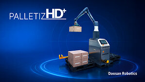 Doosan Robotics Unveils AI Palletizing Solution PalletizHD+ at Automate 2026