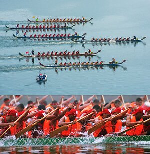 Thousands of years of dragon boat tradition