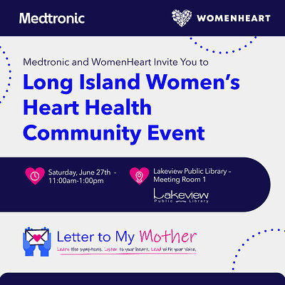 Long Island Women's Heart Health Community Event (english)