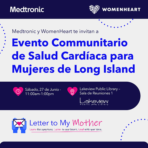 Long Island Women's Heart Health Community Event (spanish)