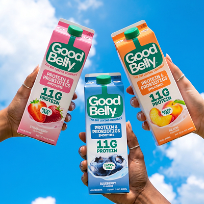 GoodBelly Launches New Protein + Probiotics Smoothies, a Dairy-Free Alternative to Kefir
