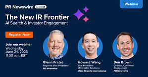 Mastering AI Search for IR: Join PR Newswire's Expert Webinar, June 24