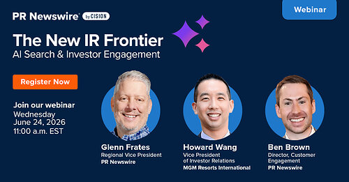 PR Newswire to host webinar 