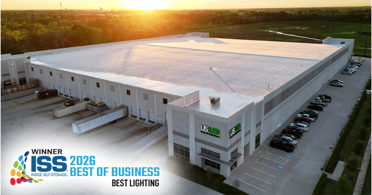 US LED, Ltd. Named Best Lighting Company in 2026 Inside Self-Storage Awards