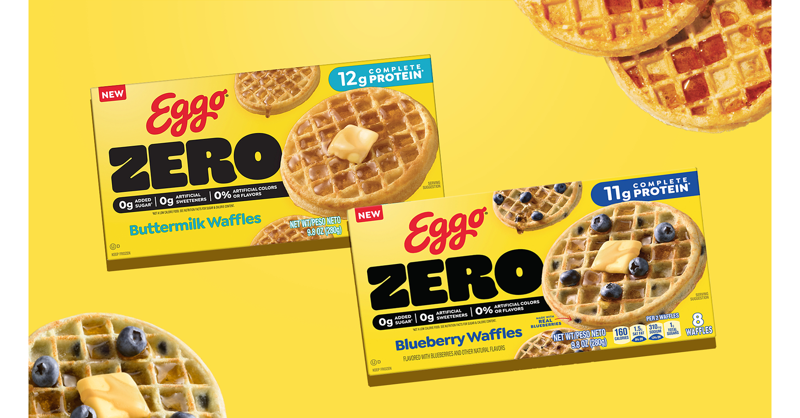 Eggo Zero Buttermilk Waffles