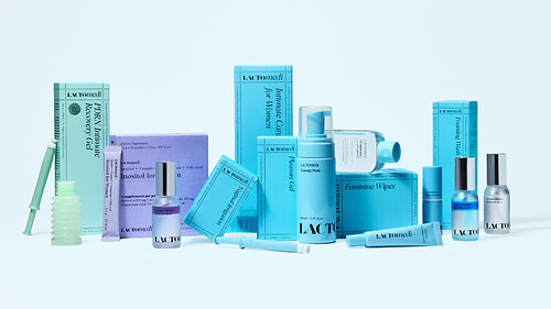 South Korean feminine care brand Lactomedi's general product line South Korean feminine care brand Lactomedi's general product line
