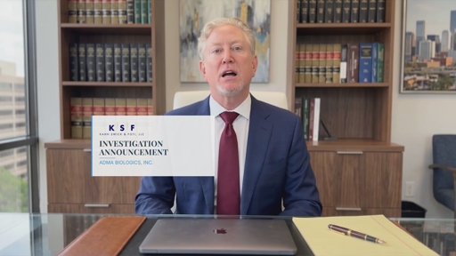 ADMA Biologics, Inc. Notice of August 10, 2026 Application Deadline for Class Action Lawsuit - Contact Lewis Kahn, Esq. at Kahn Swick &amp; Foti, LLC, Before Application Deadline