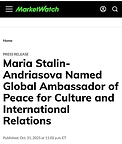 MarketWatch. Wall Street Journal. Maria Stalin-Andriasova. All Rights Reserved.