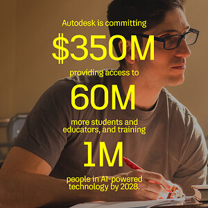 Autodesk commits $350 million to prepare the next generation for the AI jobs that design and make the physical world