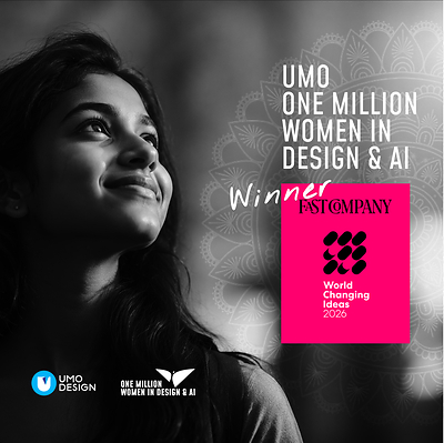 Portrait representing the vision of 1 Million Women in Design & AI, empowering women with design and AI skills to help shape the future of technology. Portrait representing the vision of 1 Million Women in Design & AI, empowering women with design and AI skills to help shape the future of technology.
