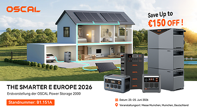 OSCAL previews the upcoming Power Storage 2000 at The Smarter E Europe 2026