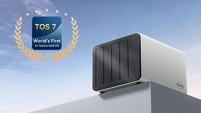 TerraMaster F4-425 Pro features the world's first AI-native TOS 7