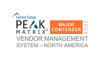 Award logo recognizing Trio Workforce Solutions as a 2026 Everest Group PEAK Matrix® Major Contender in the Vendor Management System – North America category.