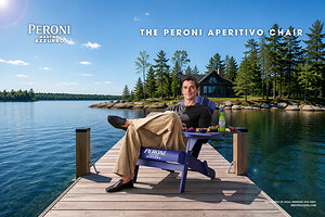 PERONI NASTRO AZZURRO GIVES CANADA'S MOST ICONIC SUMMER CHAIR AN ITALIAN UPGRADE, LAUNCHES THE PERONI APERITIVO CHAIR