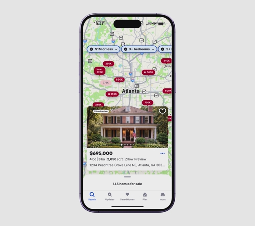 Zillow Preview gives soon-to-be sellers the opportunity to hire an agent to show their listing to the broadest online audience possible before it actually goes on the market. During this window, the home appears in every buyer’s regular Zillow search, with a Preview label. 