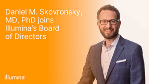 Daniel M. Skovronsky, MD, PhD, appointed to Illumina's Board of Directors