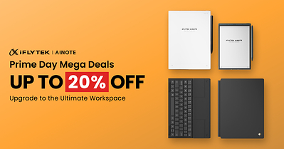 iFLYTEK AINOTE Air 2 Prime Day Mega Deals offer up to 20% off! iFLYTEK AINOTE Air 2 Prime Day Mega Deals offer up to 20% off!