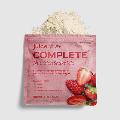 INTRODUCING: Juice Plus+ Complete Strawberry Nutrition Shake