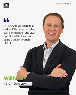 Veteran Engineer Will Nelle Joins Platinum Control as CTO to Lead Next Phase of VRU Innovation