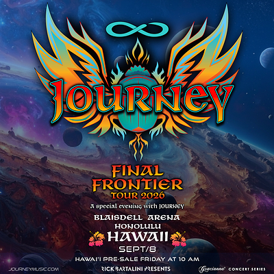 Join Journey For Their "Final Frontier" At Gracianna Concert Series In Hawaii