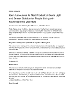 Idem Announces Its Next Product: A Guide Light and Sensor Solution for People Living with Neurocognitive Disorders