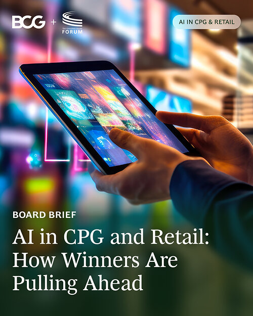 AI in CPG and Retail: How Winners Are Pulling Ahead AI in CPG and Retail: How Winners Are Pulling Ahead