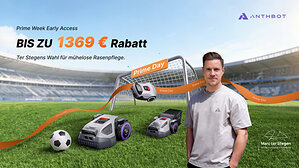 ANTHBOT startet Prime-Day-Kampagne für die M-Serie und bringt stadionreife Rasenpflege in den heimischen Garten