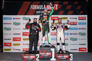 KUMHO TIRE DRIVER JACK SHANAHAN TAKES SECOND AT FORMULA DRIFT ROUND FOUR