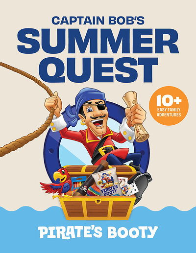 Pirate's Booty unveils Captain Bob's Summer Quest, a guide to turn everyday summer moments into imaginative family adventures.