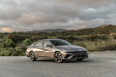 The Hyundai Elantra is photographed in Silverado, Calif., Aug. 30, 2023.