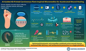 Hanyang University Researchers Develop AI-designed Shape-Shifting Microneedles for Diabetic Wound Healing