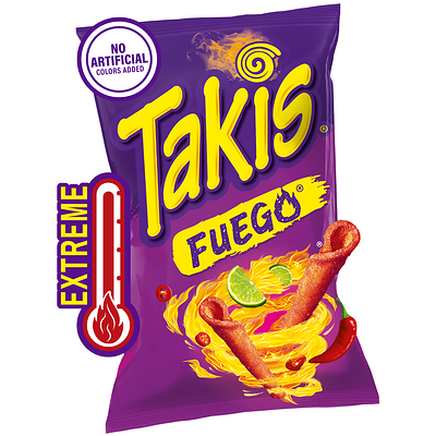 Takis® is removing artificial colors and TBHQ across its entire product portfolio by the end of 2026.