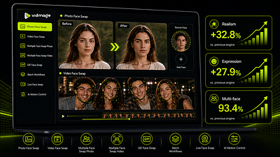 VidMage Realistic Video Face Swap