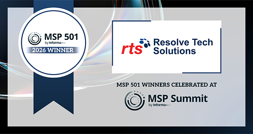 MSP Summit is pleased to name Resolve Tech Solutions to the 2026 MSP 501
