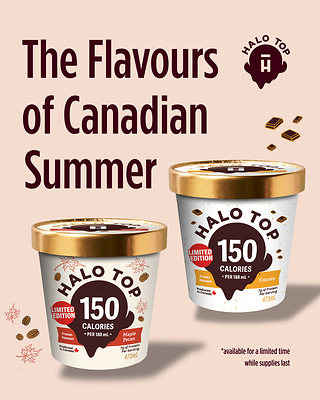 Halo Top's S'mores and Maple Pecan have arrived for a limited time.