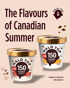 HALO TOP CELEBRATES CANADIAN SUMMER WITH TWO NEW LIMITED-EDITION FLAVOURS