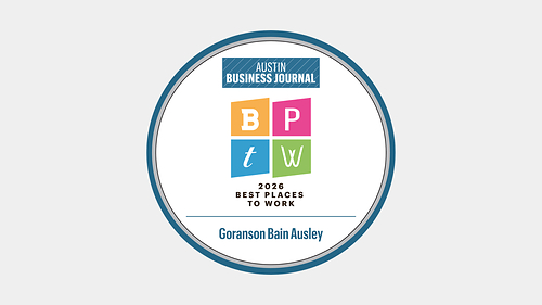 Goranson Bain Ausley Best Places To Work in Austin 2026