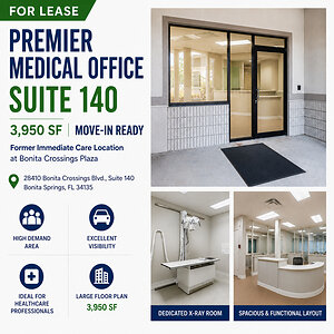 Rare 3,950-Square-Foot Medical Office Leasing Opportunity Available in Bonita Springs