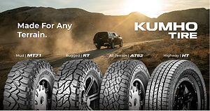 KUMHO TIRE SIMPLIFIES LIGHT TRUCK TIRE SELECTION WITH ROAD VENTURE LINEUP