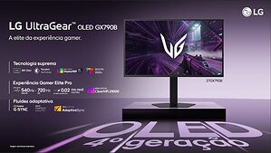 Monitor LG UltraGear 27GX790B-B entrega até 720Hz para gamers