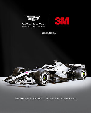 3M joins Cadillac Formula 1® Team as Official Material Science Partner to accelerate racing performance