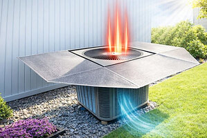 U.S. Patented AC Shade Solves a Decades-Old HVAC Dilemma: How to Shade Condensers Without Restricting Airflow