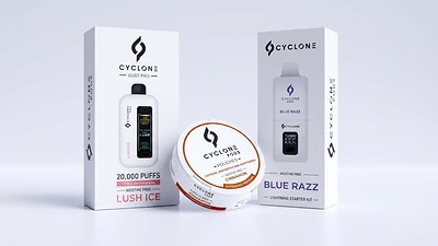 Cyclone Pods's nicotine-free lineup - the 20,000-puff Gust Pro vape ($20), the refillable 10,000-puff Lightning pod kit ($20) and Focus Pouches ($9.99) - now ships alongside complete third-party lab data published sample by sample. The Santa Monica company tested its vapes at ISO 17025-accredited Legend Technical Services (St. Paul, MN) and its Focus Pouches at A2LA-accredited Certified Laboratories (Burbank, CA), naming the labs, methods and individual sample results. Cyclone Pods's nicotine-free lineup - the 20,000-puff Gust Pro vape ($20), the refillable 10,000-puff Lightning pod kit ($20) and Focus Pouches ($9.99) - now ships alongside complete third-party lab data published sample by sample. The Santa Monica company tested its vapes at ISO 17025-accredited Legend Technical Services (St. Paul, MN) and its Focus Pouches at A2LA-accredited Certified Laboratories (Burbank, CA), naming the labs, methods and individual sample results.