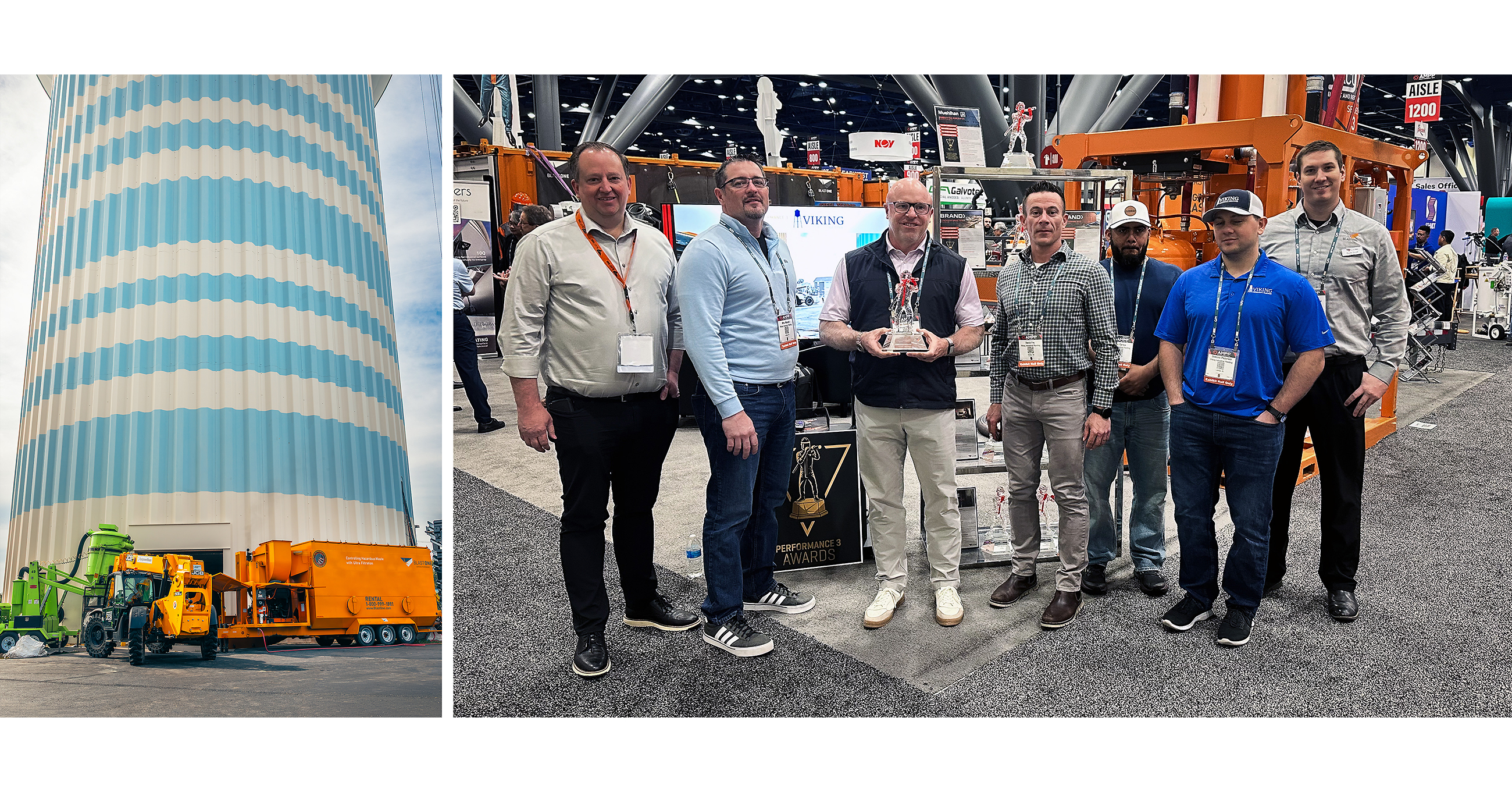 Viking Industrial Painting Earns One of North America's 2025 Performance 3 Awards for Community Water Tower Restoration Project