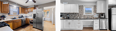 Kitchen Before and After Kitchen Before and After