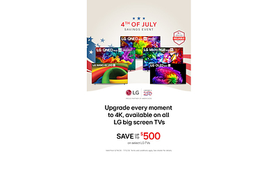Designed to elevate summer entertaining, home upgrades and everyday convenience, the promotion spans LG's latest innovations across home entertainment and smart kitchen appliances. 

