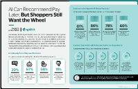 Infographic: New report finds that consumers want AI to simplify choices, lower costs and protect credit while keeping final approval in their own hands.