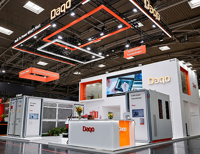 Daqo booth at The smarter E Europe 2026 in Munich
