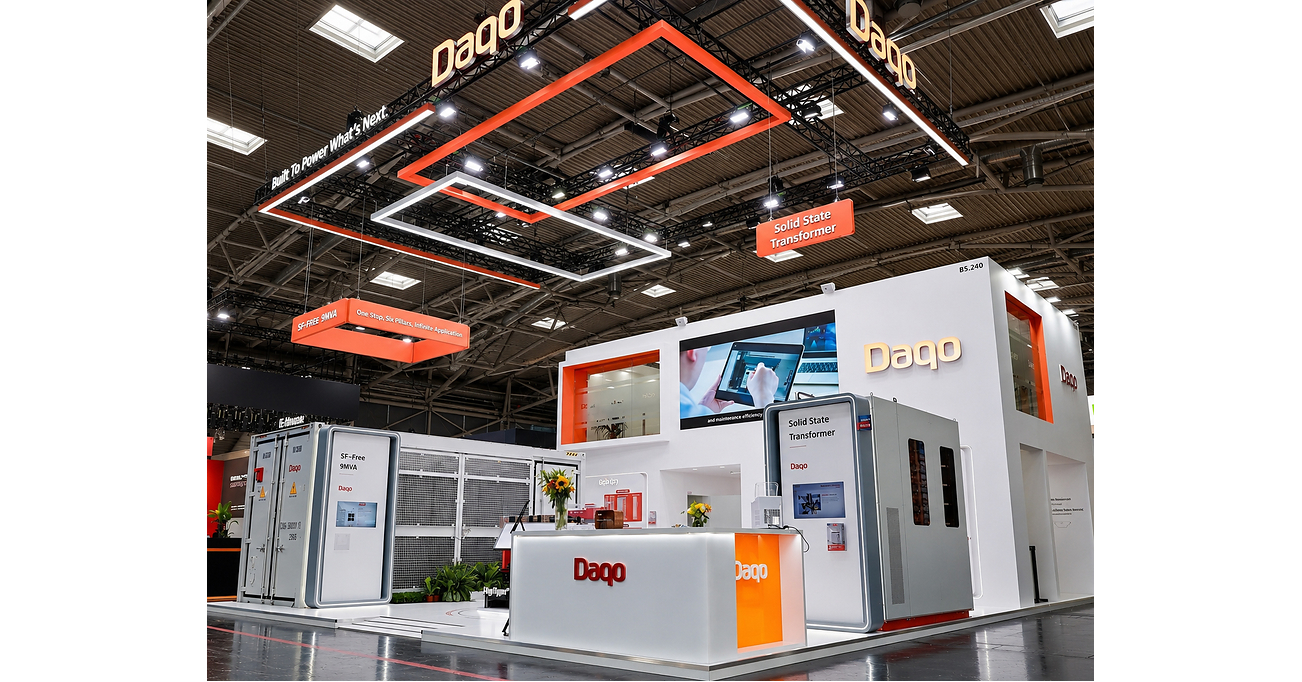 Daqo présente ses solutions de distribution sans SF6 et ses solutions d'alimentation préfabriquées au salon « The smarter E Europe 2026 »